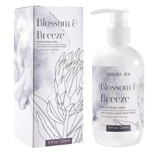 Daily Hand & Body Lotion with Moisturizing Shea Butter for All Skin Type- Blossom & Breeze - 236 ML / 8 FL OZ