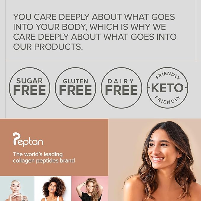 Collagen Skin - Hydrolyzed Collagen Peptides, with Hyaluronic Acid, Silicon & Biotin - Hair, Skin & Nails - Neutral - 11.9 oz (30 Servings)