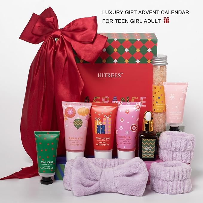 9day Birthday Blind Box - Luxury Skincare & Accessories Set Advent Calendar for Women, Beauty & Spa Advent Set for Teens Calendar-12pc Bath & Body Care, Self Care Gifts for Women,Thinking of You gift