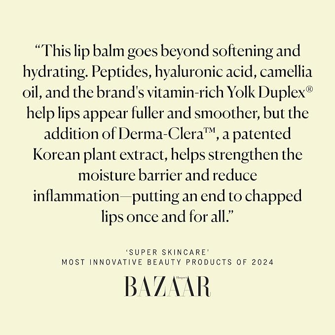 SUPEREGG ∞(Infinite) Layers Lip Care: For a plump and softer lip. Lip balm with Camellia Oil and Hyaluronic Acid. 10 G / 0.35 OZ