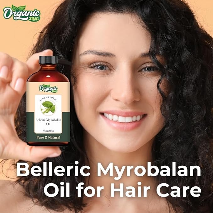 Belleric Myrobalan (Terminalia bellirica) Oil | Pure & Natural Essential Oil for Skincare & Hair Care - 118ml/3.99fl oz