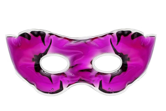 Eye See Gel Eye Mask for Puffiness and Dark Circles - Cooling Eye Masks for After Surgery and Headache/Stress Relief - Multiple Colors Available - Purple