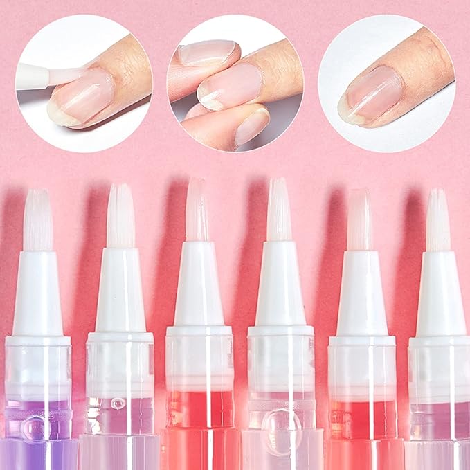 28Pcs Nail Cuticle Oils Nutrition Oil Pen Nail Nourishment Pens 28 Smell Cuticle Revitalizer for Agnail Nourish Skin NailCare (28pcs)