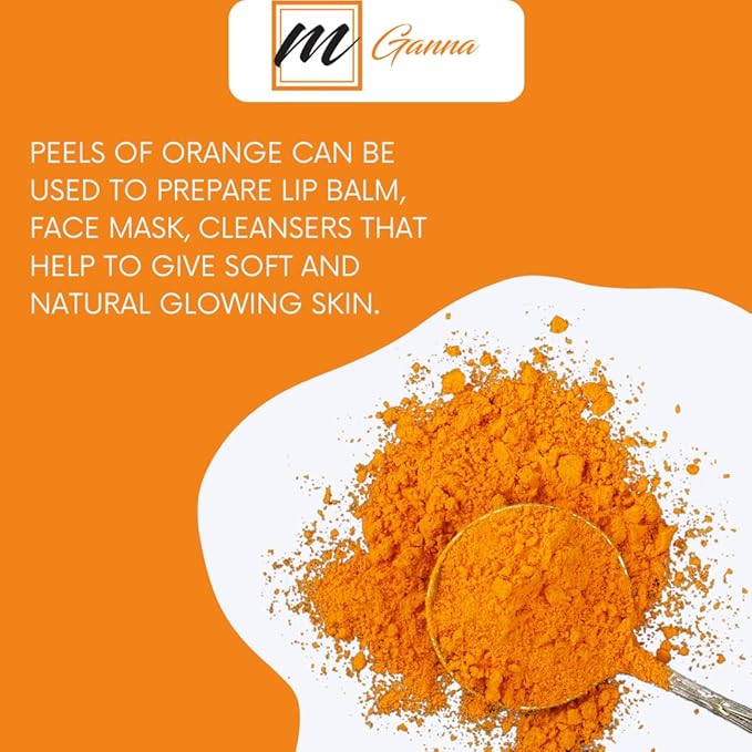 100% Natural Orange Peel Powder For Skin Care 0.50 LBS / 227 GMS