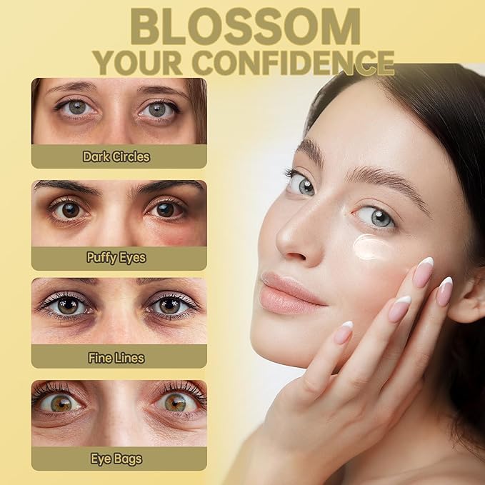 Anti Aging Eye Cream For Dark Circles, Advanced Snail Retinol Eye Stick, 1 PCS Under Eye Cream For Puffiness & Bags, Reduce Wrinkles, Fine Lines, Moisturizating Skin.