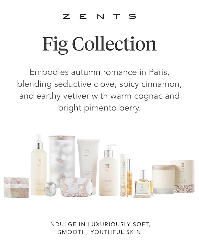 Zents Age-Defying Probiotic Body & Hand Lotion (Fig) | Moisturizing Lotion with Hyaluronic Acid & Organic Shea Butter | Nourishes & Hydrates Skin | 6.4 fl oz