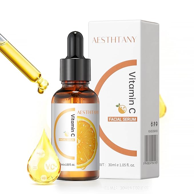 Premium Vitamin C Serum for Face, Anti Aging Serum with Hyaluronic Acid, Panthenol, Cubilose, Retinol & Amino Acids - Hydrate & Boost Skin Collagen