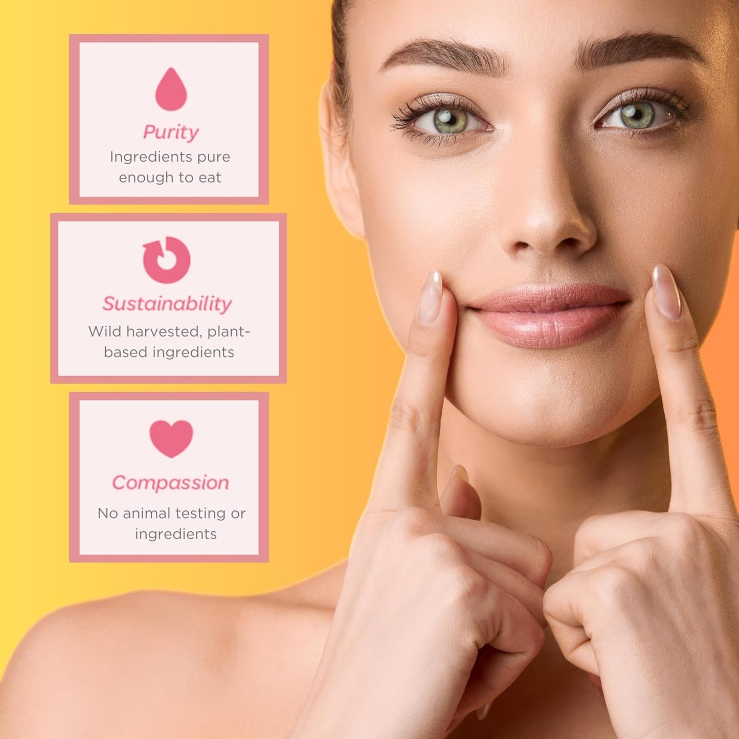 Ellovi Natural Lip Butter Lip Balm - Creamsicle - Pure Enough to Eat - Made With Just 6 Vegan Ingredients - 100% Natural & Organic Moisturizing Lip Care for All Day Hydration (3-Pack)