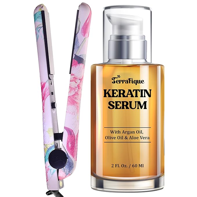 Keratin Hair Serum - Herstyler Fusion Flat Iron Set