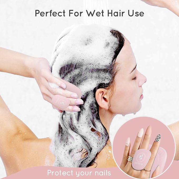 Scalp Massager Shampoo Brush, Scalp Scrubber & Exfoliator for Dandruff Removal, Wet & Dry and Detangler for Men and Women, Suitable for Short Medium Hair (Pink)