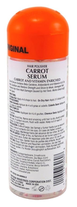 Hair Polisher Carrot Serum Triple Strength 6 Ounce (178ml)