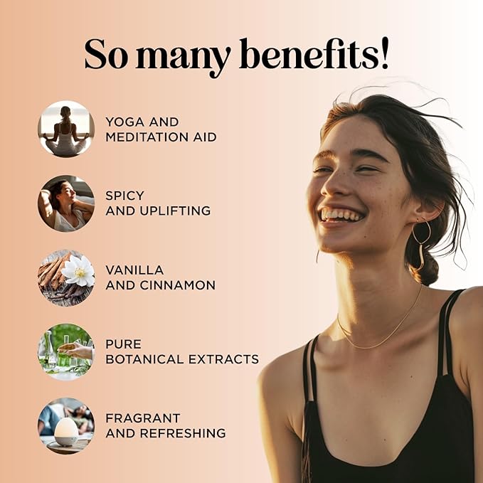 Vanilla Spice Essential Oil Blend for Diffusers, Baths, Candles, Soaps & DIYs - Made With 100% Pure Oils: Nutmeg, Cinnamon, Vanilla, Cardamom & Clove