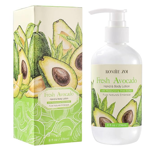 Daily Hand & Body Lotion with Moisturizing Shea Butter for All Skin Type- Fresh Avocado - 236 ML / 8 FL OZ
