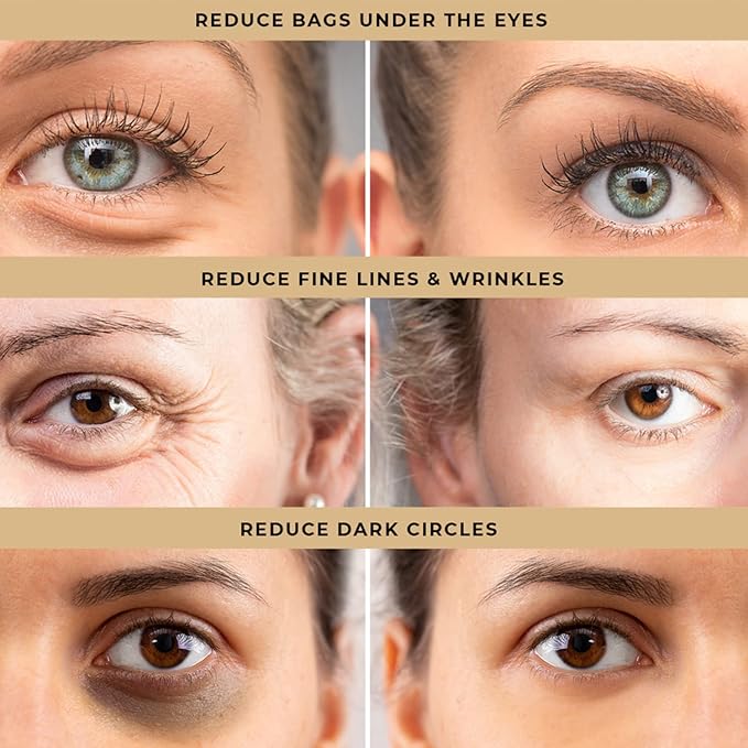 Temporary Eye Tightener Eye Cream, Instant Reduces Under-Eye Bags, Dark Circles&Puffiness, Anti Aging Fine Lines, Firm That Delicate Skin Under Your Eyes 0.5 oz