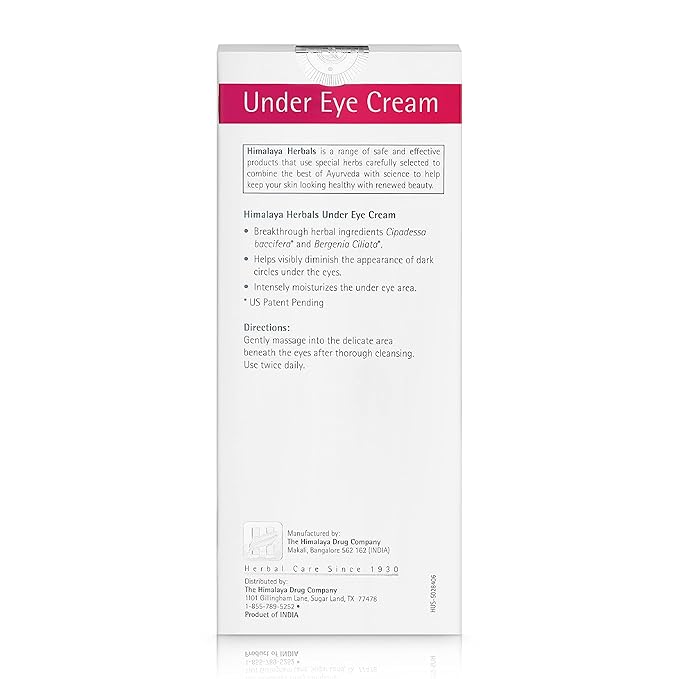 Himalaya Under Eye Cream,Visibly Diminishes the Appearence of Dark Circles 0.51oz/15ml