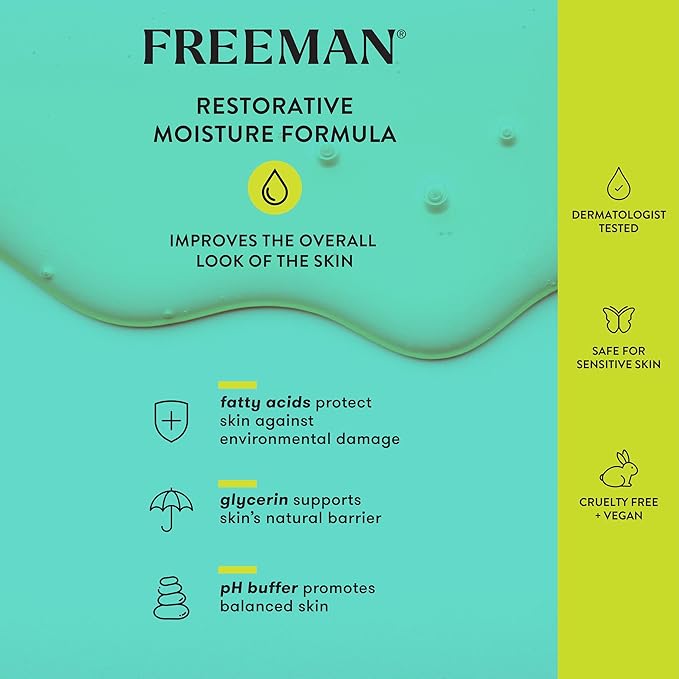 Freeman Restorative Moisturizing & Depuffing Eye Cream + Overnight Leave-On Treatment, For Dull & Tired Eyes, Brightens Undereye Skin, Infused With Magnesium & Hyaluronic Acid, 0.5 fl.oz./ 15 mL Jar