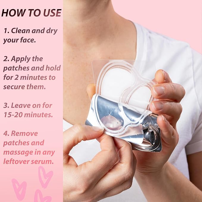 JJ&G's Forehead & Under Eye Anti Wrinkle Patches Bundle | Collagen Irish Sea Moss Vitamin C | Overnight Smoothing Treatment for Wrinkles & Fine Lines | 36 Patches