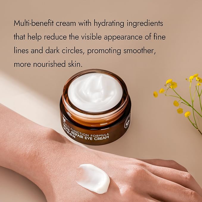 MIZON Snail Line Snail Repair Eye Cream, natural treatment, wrinkle treatment, fine line, hydrating, healthy skin, Korean skincare (0.84 oz)