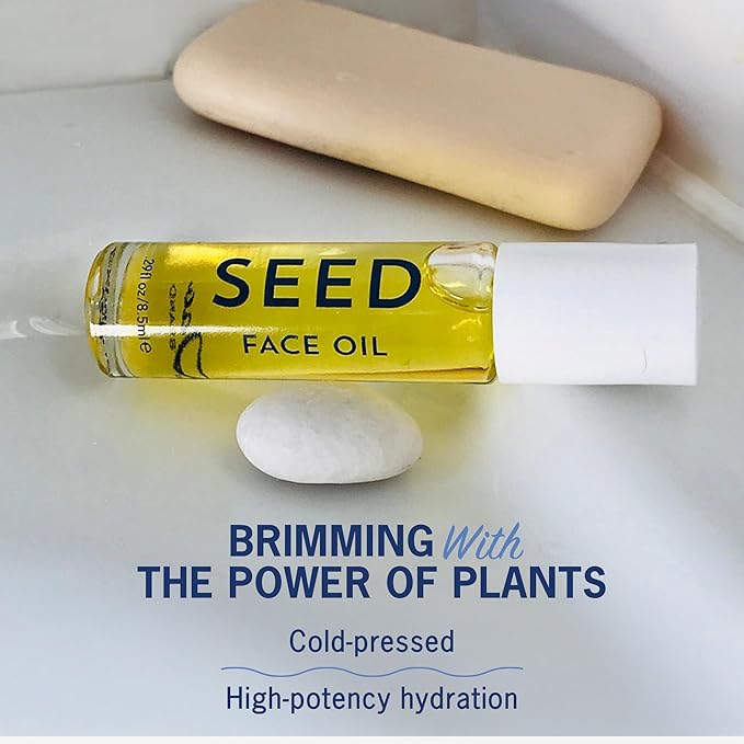 Jao Brand Seed Face Oil | Hydrating Serum For Plump, Smooth Skin | Lightweight Moisturizer | Facial Oil For All Skin Types | Restores Elasticity | No Parabens, No Fillers | 0.29 fl. oz.