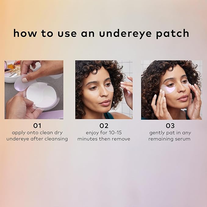 The Good Patch Brighten Up Hydrogel Under Eye Patches for Dark Circles and Puffy Eyes, Made with Niacinamide, Vitamin K, Pine Leaf Extract, Clinically Proven (18 Total Patch Sets)