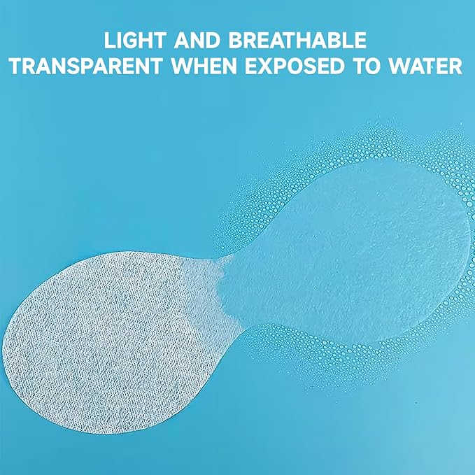 100 Sheets Disposable Eye Mask Paper,Non Woven Eye Care Cotton,Eye Pads for Facials,Patches Paper Eye Covers,DIY Clear Eye Mask Paper Beauty Sheets for Makeup Skincare Spa Wrap Moisture Retention