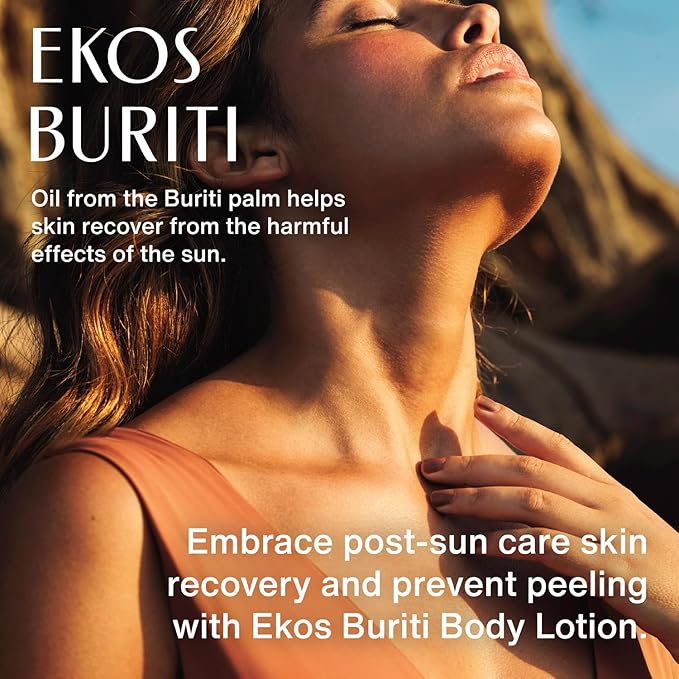 natura - Ekos Buriti Recovery Body Lotion - Skin Protection & Recovery from Sun Exposure Damage - Hydrating - Vegan Skin Care - Brazilian Beauty Secrets - Self Care & Body Care - 13.5 fl oz (400ml)