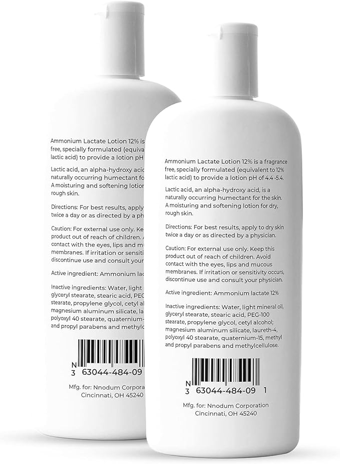 Ammonium Lactate Moisturizing Lotion 12% C-P Fliptop - 225grams/8oz [2 Pack]