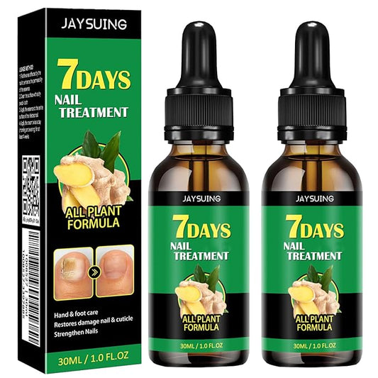 7days Nail Treatment, Ginger Nail Treatment, Multi-Purpose Nail Repair, Nail Nutrient Oil Strengthener Oil Serum Ginger Nail Growth Oil