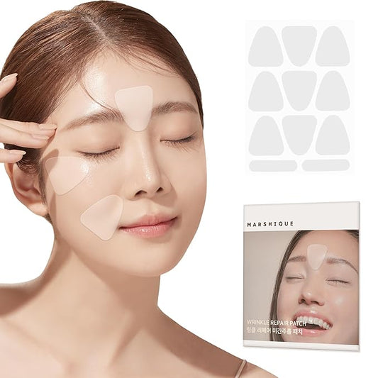 Wrinkle Repair Patches for Frown Lines Eleven Lines - Between the Eyes Wrinkle Patches Non invasive Wrinkle Smoothers for Face Wrinkles - Face Wrinkle Pad- Korea Beauty Face Treatment