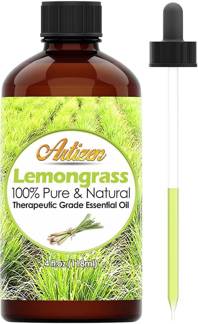 Artizen 4oz Oils - Lemongrass Essential Oil - 4 Fluid Ounces