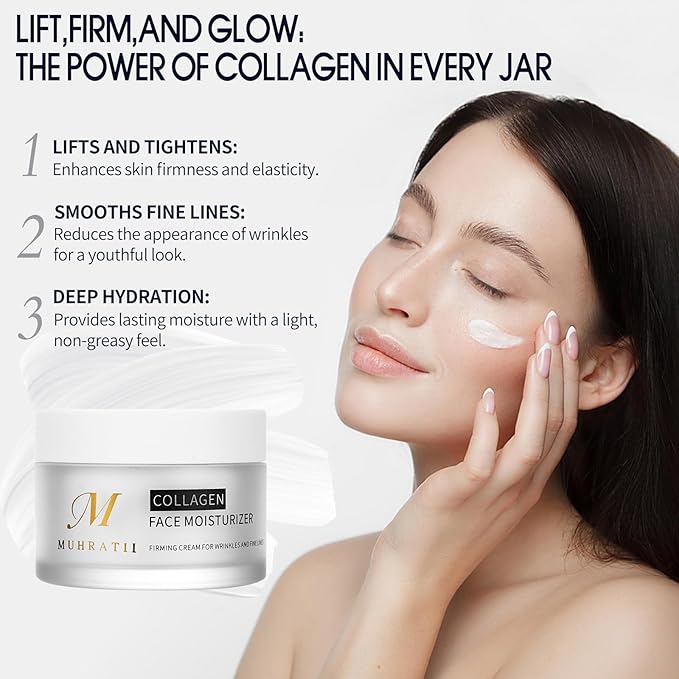 Collagen Face Moisturizer Cream, Age Repair Anti-Aging Night Cream, Anti Wrinkle Cream, Night Cream For Face (1.7 Oz,1 Pack)