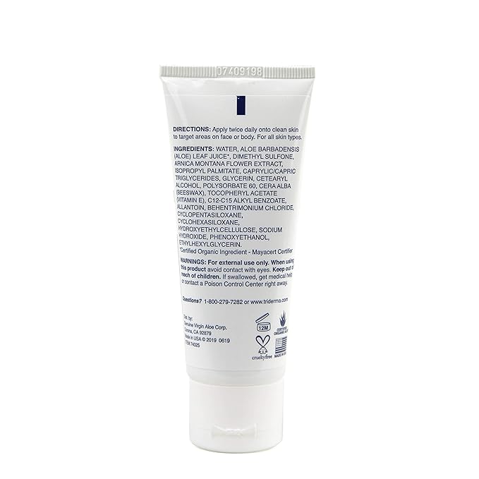 TriDerma Vein Defense Healthy Cream 2.2 Ounces Helps Improve the look of Spider Veins and Under Eye Dark Circles