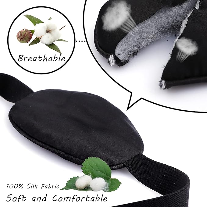 eZAKKA Pirate Eye Patch Skull Crossbone Eye Patch Accessories for Halloween, Eyepatch for Adults Kids for Halloween, Pirate Theme Party, Christmas