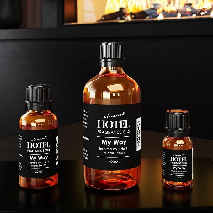 AirScent My Way Diffuser Oil Inspired by The 1 Hotel Miami Scent - Premium My Way Fragrance Oil Blend - 30 mL, 1 fl oz Glass Dropper Bottle for Ultrasonic and Waterless Diffusers and Crafting