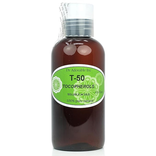 Dr Adorable - 4 oz - Tocopherols T-50 Oil-Soluble Vitamin E - Pure Natural Premium Anti Aging