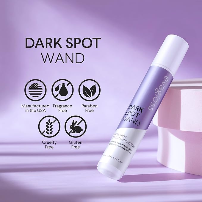 Dark Spot Remover for Face Wand: Skin Discoloration Correcting Serum - Sun Post-Acne & Brown Spot Corrector - Melasma Freckle Pigmentation Blemish Removal, with Niacinamide Tranexamic Acid 15mL