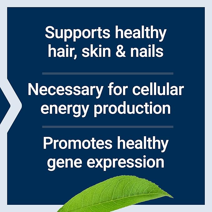 Life Extension Biotin 600 mcg Vitamin B7 Support Supplement for Beautiful Hair, Nails & Beyond – Gluten-Free, Non-GMO - 100 Capsules