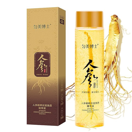 SUNDEER Ginseng Extract Liquid，Ginseng Polypeptide Anti-Ageing Essence，Ginseng Extract Anti-Wrinkle Original Serum Oil，Korean Red Ginseng Serum for Reduce Fine Lines, Moisturizing (1 Bottle)