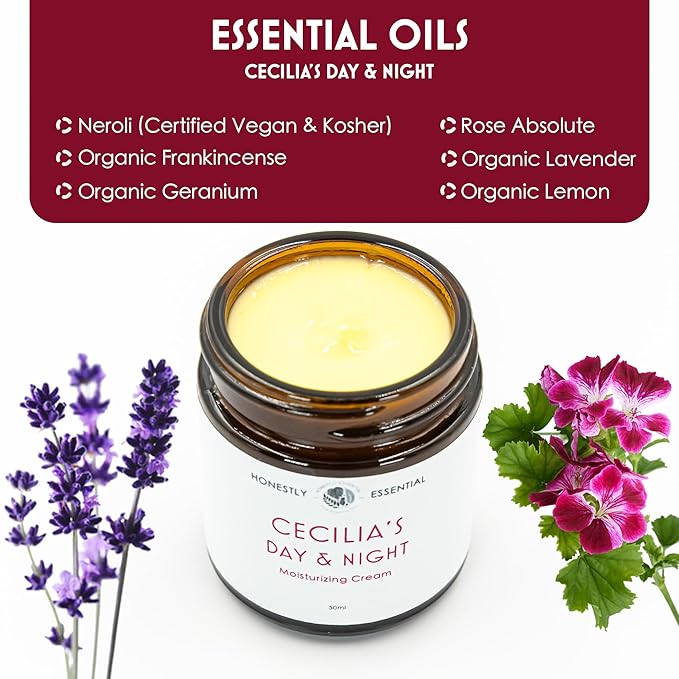 Cecilia’s Day & Night Moisturizer for Face, Hydrating Face Cream for Soft, Radiant Glow | Lightweight, Nourishing Facial Moisturizer for Women, Daily Face Lotion & Night Cream, 50ml