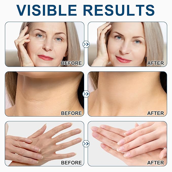 Advanced Retinol Firming Serum Stick,Anti Aging Neck Firming Cream,3-in-1 Smooth,Tighten and Firm Face,Neck & Jawline, Reduces Wrinkles,Nourishing Anti Aging Repair Cream for All Skin Types