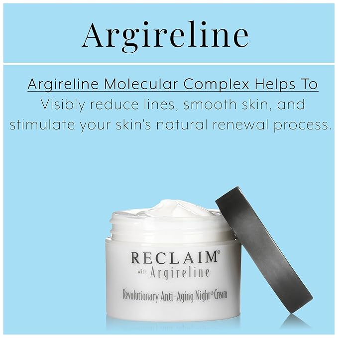 Principal Secret RECLAIM - Revolutionary Anti-Aging Night Cream - Argireline Molecular Complex - Deep Moisture, Minimizes look of Fine Lines and Wrinkles, 1 oz