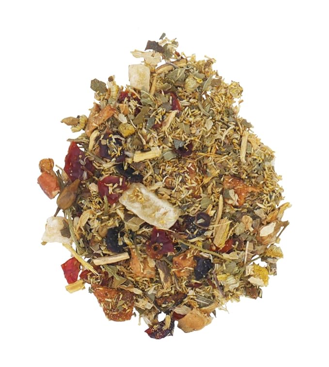 Arbata Serenity Peach Tea, 12 Pyramid Tea Bags Decaf Herbal Tea, Artisinal Naturally Flavored Caffeine Free Tea with Notes of Citrus, Apple, Pineapple