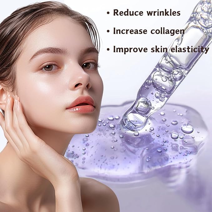 Lift and Firm Peptides Serum for Face - Face Serum for Women - Peptide Se rum with Hyaluronic Acid, Vitamin C,E - Hydrating Anti Aging