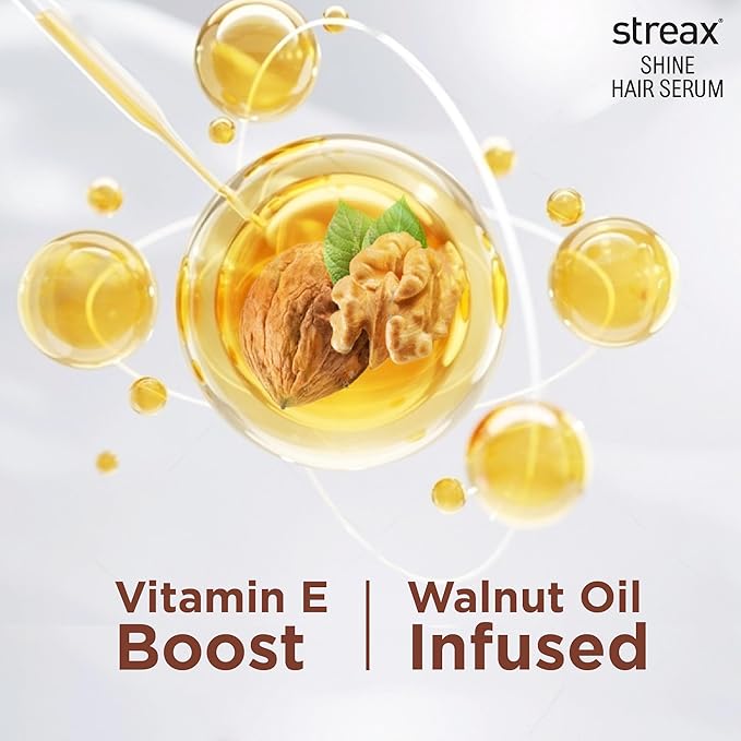 Hair Serum Enriched with Walnut Oil Gives Frizz-free Satin Smooth Hair 90 ML