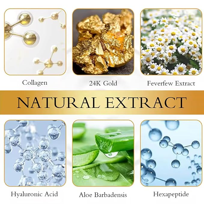 30 Pairs 24K Gold Eye Masks, Collagen Eye Patches for Puffy Eyes and Dark Circles Treatments, Reduce Undereye Bags,Wrinkles, Gel Eye Skin Care Pads, Beauty Gifts for Women