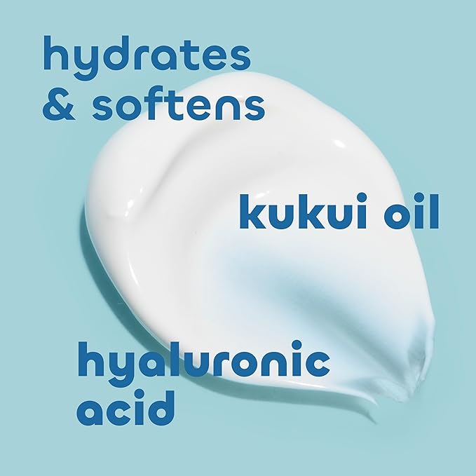 Seaweed Bath Co. Hydrate Body Cream, Unscented, 6 Ounce, Nourishing Hand & Body Lotion Moisturizer for Dry Skin, with Sustainably Harvested Seaweed, Kukui Oil, Hyaluronic Acid, Shea Butter