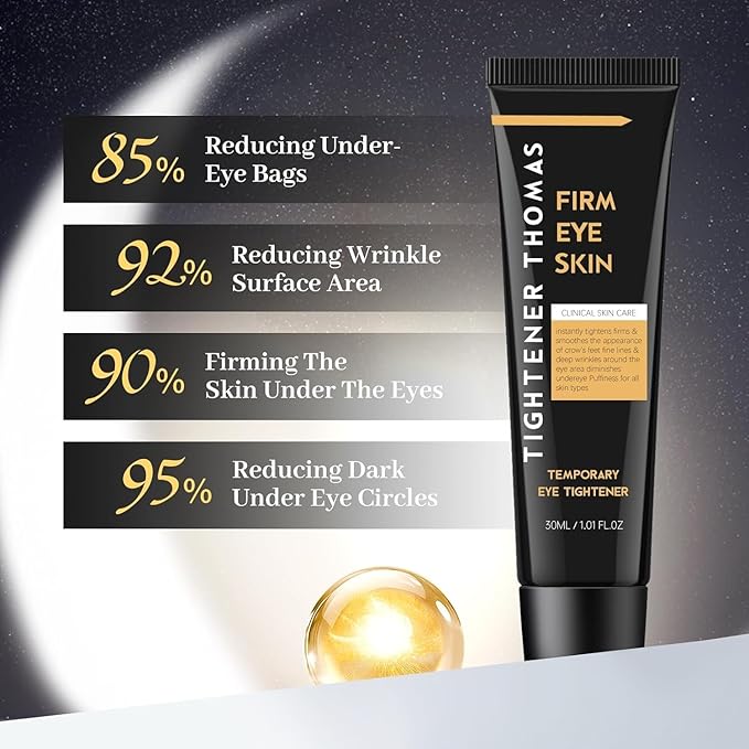 TLM Instant Face Tightener-fast-acting eye firming cream, used to reduce eye puffiness, dark circles and tighten the delicate skin under the eyes