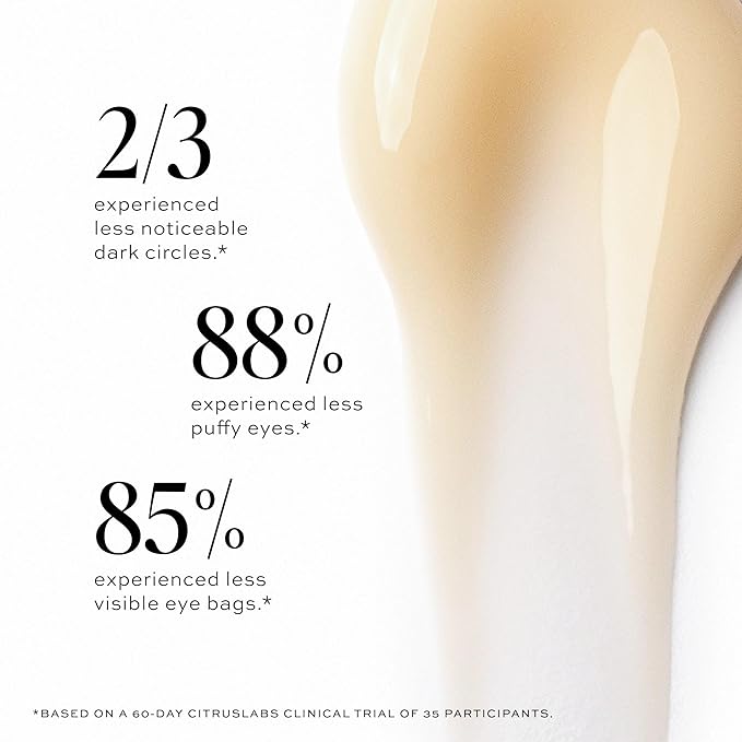 DIME Beauty Luminosity Eye Serum, Eye Cream Treatment With Caffeine for Dark Circles and Puffiness, 0.5 oz / 15 mL