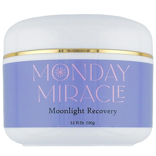 Moonlight Recovery Hydrating Night Cream for Sensitive Skin | Soothing Face Moisturizer for Redness, Dryness & Irritation | Fragrance-Free, Non-Comedogenic, Barrier-Repair