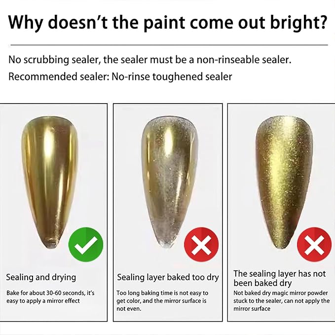 6Pcs Nail Cuticle Oils and 6colour Chrome Nail Powder for Beautiful Mirror Effect